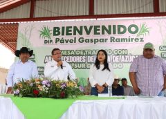 Fortalece Pável Gaspar diálogo con productores cañeros del sur del estado