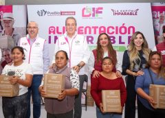 Fortalecen Pepe Chedraui y MariElise Budib seguridad alimentaria con entrega de despensas en San Francisco Totimehuacan